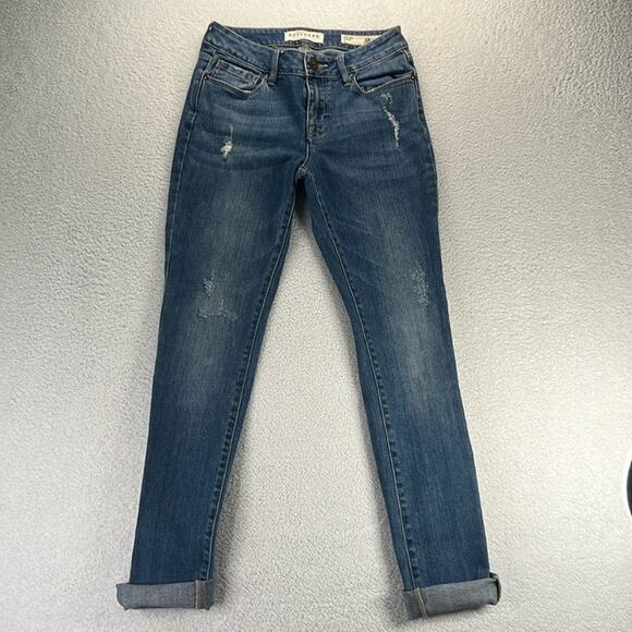 Bullhead Juniors Low Rise Skinny Jeans Size 3 Medium Wash - Picture 1 of 10